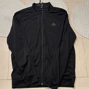 adidas Black Full-Zip Performance Jacket